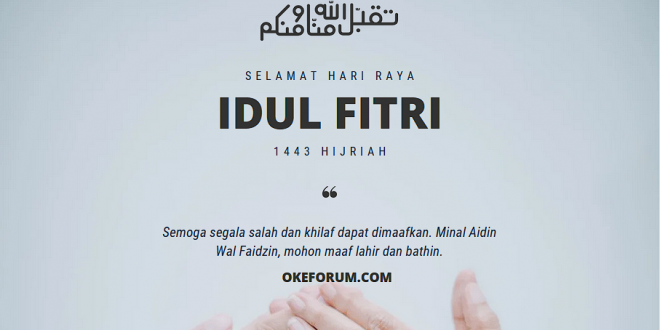 Idul Fitri Pakai Twibbon Selamat Hari Raya Lebaran1443 H