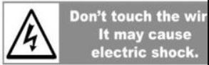 7. "it may cause an electric shock." The word "cause" means ...